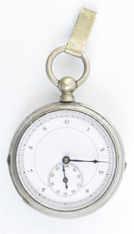 Podométer, mechanikus lépésszámláló, átlátszó üveg betétes tokkal d: 42 mm