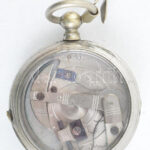Podométer, mechanikus lépésszámláló, átlátszó üveg betétes tokkal d: 42 mm - Image 2