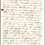 cca 1845 Francia nyelvű levél Vizsolyi Gusztáv főbíró, alispánhoz - Image 2