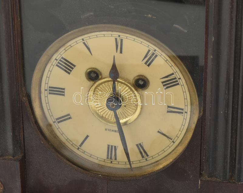 Kienzle falióra. Felesütős, működik. Fa tokkal, jó állapotban 44 cm - Image 2