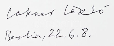 Laszlo Lakner. Study and vision. Frühe Arbeiten auf Papier 1948-1969. Band I. A művész, Lakner László (1936-) által aláírt és dátumozott! Dortmund, 2022, Kettler. 151 p. Lakner László műveinek reprodukcióival nagyon gazdagon