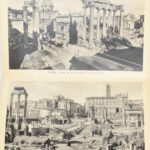 Roma 32 Vedute, 32 képet tartalmazó leporelló, kopott mappában, a képek kijárnak. - Image 2