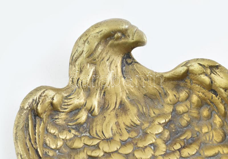 Sas alakú bronz dísztál, 16×9 cm - Image 2