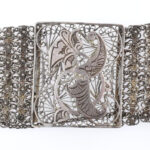Ezüst (Ag) karperec, jelzés nélkül, d: 6cm, nettó: 46,5g - Image 2