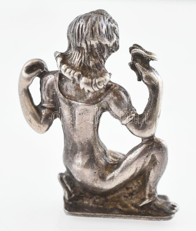 Ezüst (Ag) figura, jelzés nélkül, m: 3,5cm, nettó: 18,5g - Image 2