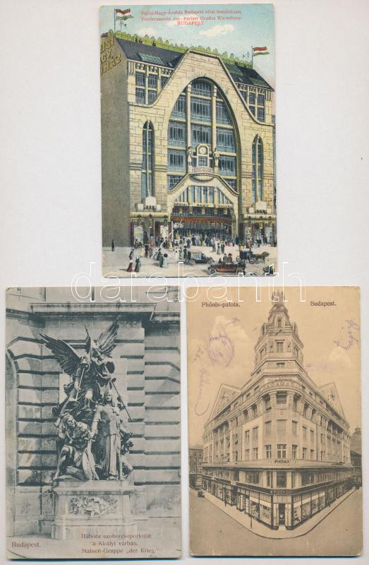 Budapest - 26 db régi képeslap vegyes minőségben / 26 pre-1945 postcards in mixed quality - Image 2