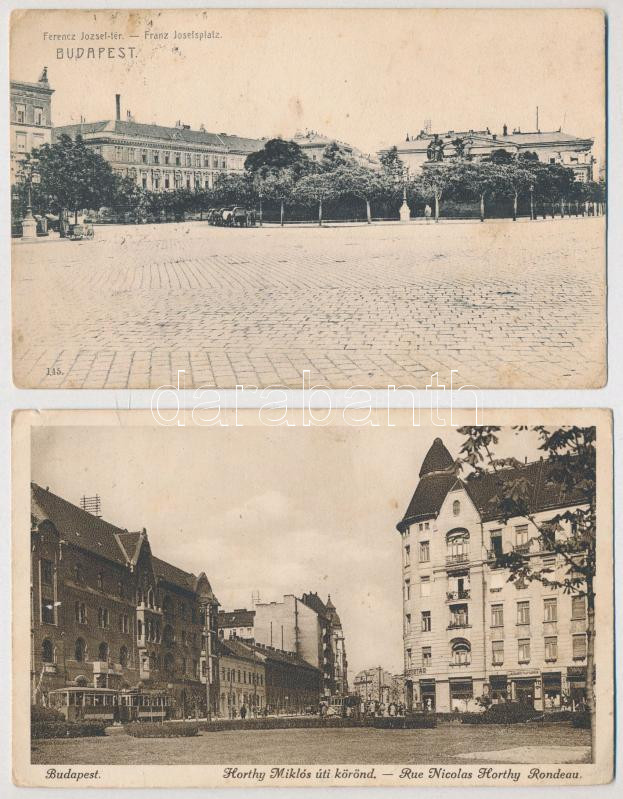 Budapest - 26 db régi képeslap vegyes minőségben / 26 pre-1945 postcards in mixed quality - Image 3