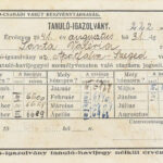 1940 Szeged-Csanádi Vasút fényképes tanuló igazolvány a Liszt Ferenc Zeneiskola pecsétjével - Image 3