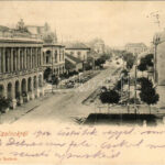1904 Szolnok, látkép, utca. Ragács Gyula felvétele