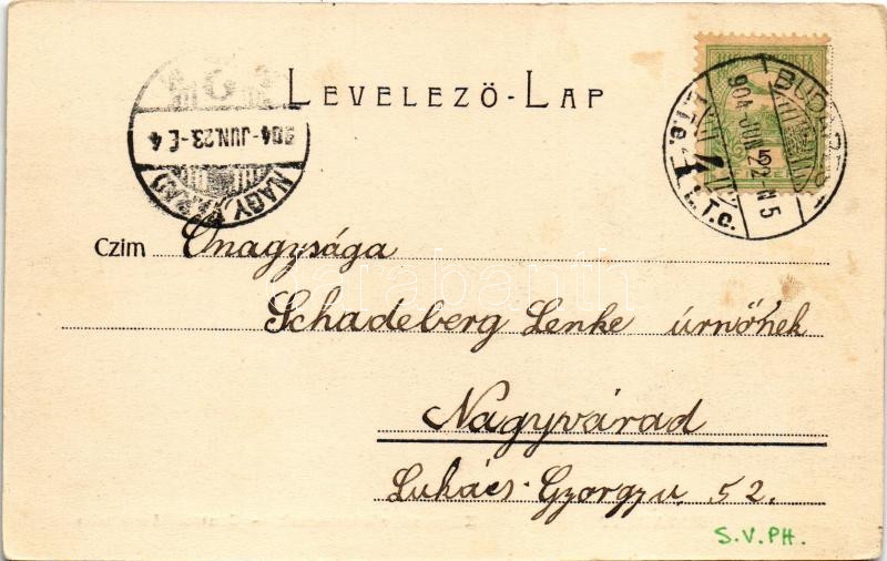 1899 (Vorläufer) Budapest VIII. Kálvin tér, villamos. Ganz Antal 66. - Image 2