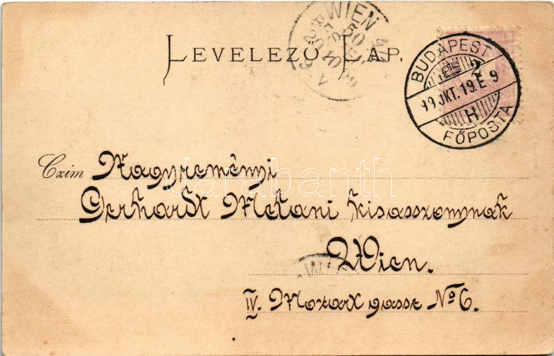1899 (Vorläufer) Budapest II. Császár fürdő - Image 2