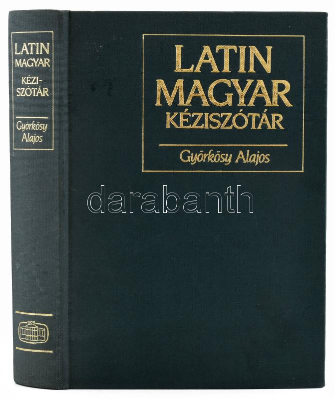 Latin-magyar szótár. Szerk.: Györkösy Alajos. Bp., 1998, Akadémiai Kiadó, 616 p. Kiadói egészvászon-kötés.