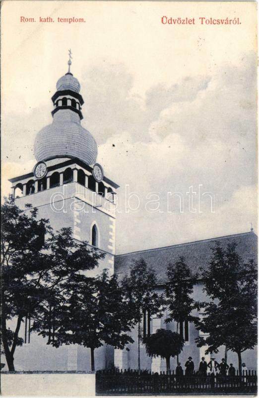 1908 Tolcsva, Római katolikus templom. Pavel Ferencné kiadása