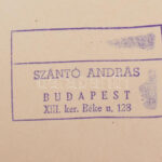 Szántó András: 4 db nagy méretű pecséttel jelzett művészfotó kartonon. Fotóversenyekről. 30x40 cm - Image 2