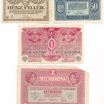 1916-1920. 20f-2K (4xklf) T:II - III- anyaghiány Adamo K1, K2, K3, K6