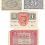1916-1920. 20f-2K (4xklf) T:II - III- anyaghiány Adamo K1, K2, K3, K6 - Image 2
