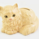 Goebel macskás porcelán persely. Jelzett, hibátlan 12x9 cm