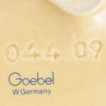 Goebel macskás porcelán persely. Jelzett, hibátlan 12x9 cm - Image 2