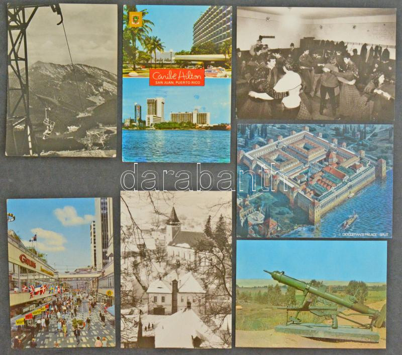 Kb. 100 db MODERN külföldi város képeslap / Cca. 100 modern town-view postcards from all over the world