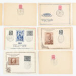 cca 1930-40 8 db alkalmi bélyegzéses levelezőlap, vásárok, visszatért bélyegzések