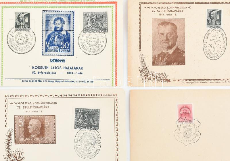 cca 1930-40 8 db alkalmi bélyegzéses levelezőlap, vásárok, visszatért bélyegzések - Image 2