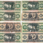 1962-1969. 10ft (5x) + 1980. 20ft (3x) T:III-IV anyaghiány, firka Adamo F6, F7, F17 - Image 2