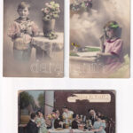 20 db RÉGI ünnepi üdvözlő képeslap / 20 pre-1945 holiday greeting postcards