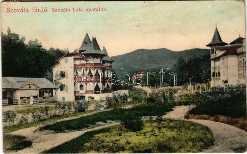 Szováta, Szovátafürdő, Baile Sovata; Lala nyaralók / villas, spa (EK)