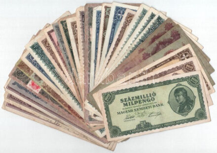 30db-os Pengő bankjegytétel T:III,III-