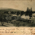 1899 (Vorläufer) Brassó, Kronstadt, Brasov; Gruss aus der Sommerfrische Noa (EK)