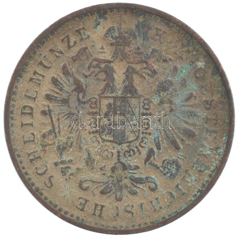 Ausztria 1885. 1kr Cu T:2 patina, korrózió Austria 1885. 1 Kreuzer Cu C:XF patina, corrosion - Image 2