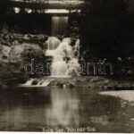 Weiße Ois, Weisse Ois; Beim See / waterfall. Photoanstalt Julius Mark (Scheibbs) photo