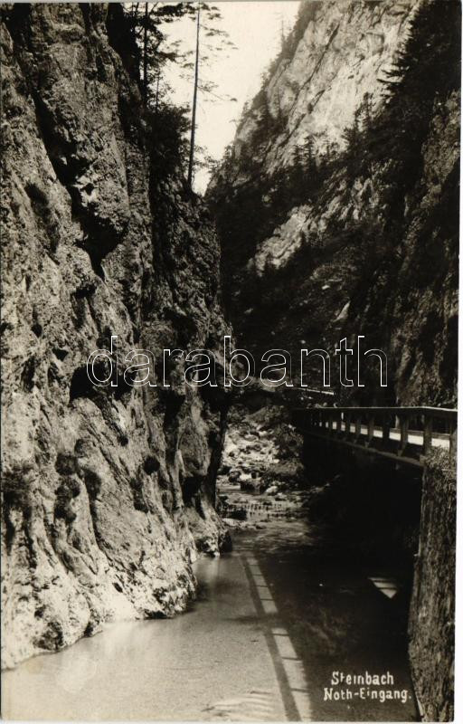 Steinbach (Mauerbach), Noth-Eingang. Photoanstalt Julius Mark (Scheibbs) photo