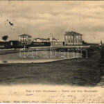 1904 Grado, Diga e Villa Marchesini / Damm und Villa Marchesini / villa, embankment. Photo Atelier 'Flora' Pola (EK)