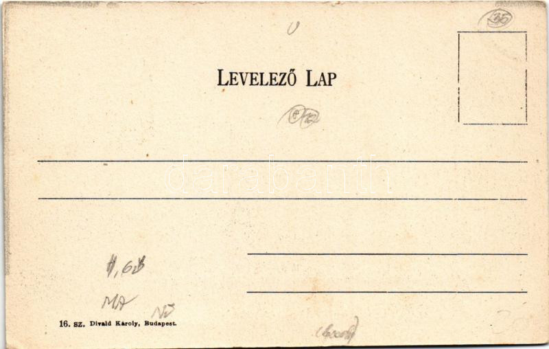 Budapest VIII. Kerepesi út és Népszínház, lóvasút. Divald Károly 16. sz. - Image 2
