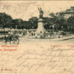 1898 (Vorläufer) Budapest V. Petőfi szobor. Schmidt Edgar kiadása (EK)