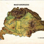 1939 Magyarország térképe Trianon előtt / Hungarian irredenta (szakadás / tear)