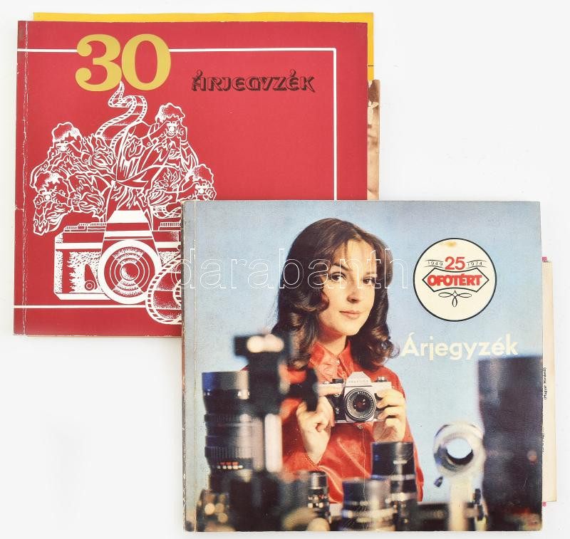 1974, 1979 2 db Ofotért vastag, képes árjegyzék