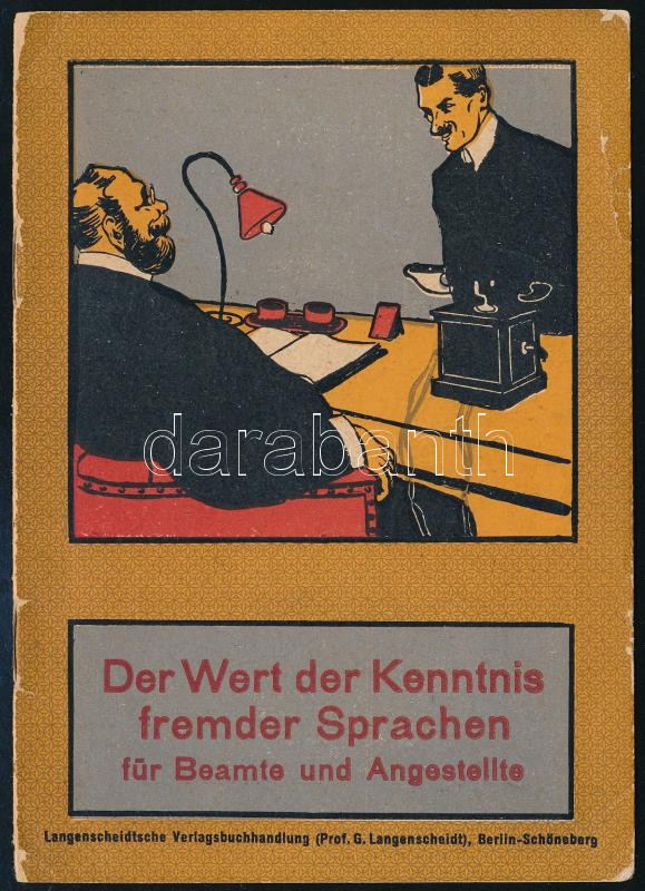 1910 Der Wert der Kenntnis fremder Sprachen für Beamte und Angestellte, 8p