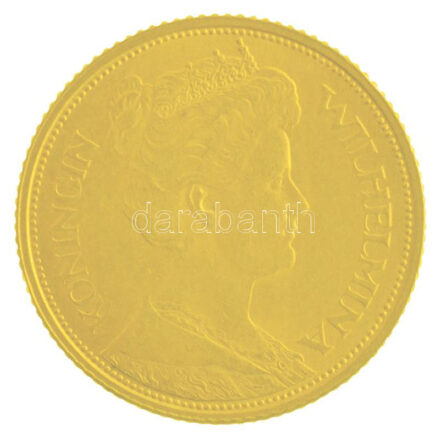 Hollandia 1912. 5G Au 'I. Vilma' (3,37g/0.900) T:1- Netherlands 1912. 5 Gulden Au 'Wilhelmina' (3,37g/0.900) C:AU Krause KM#151