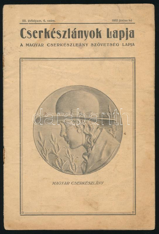 1932-1934 'Cserkészlányok Lapja' 2 db száma