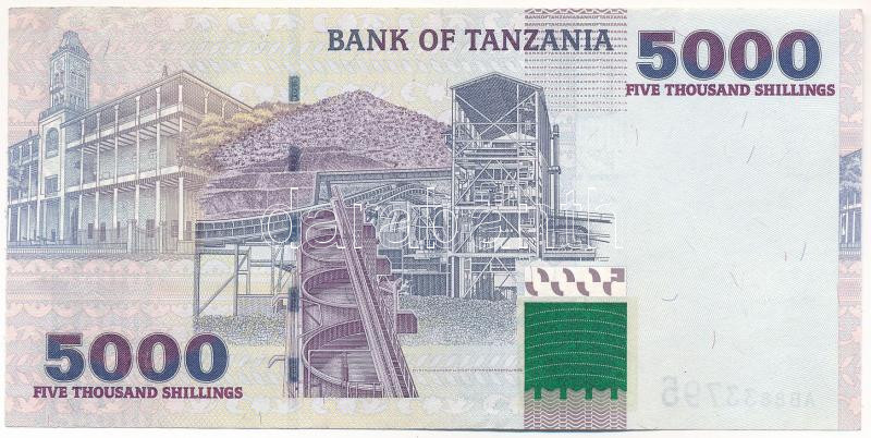 Tanzánia DN (2003-2008) 5000Sh 'AB8833795' T:II Tanzania ND (2003-2008) 5000 Shillings 'AB8833795' C:XF Krause P#38 - Image 2
