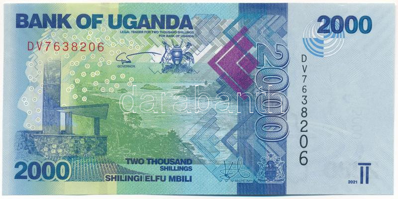 Uganda 2021. 2000Sh T:I Uganda 2021. 2000 Shilingi C:UNC Krause P#50
