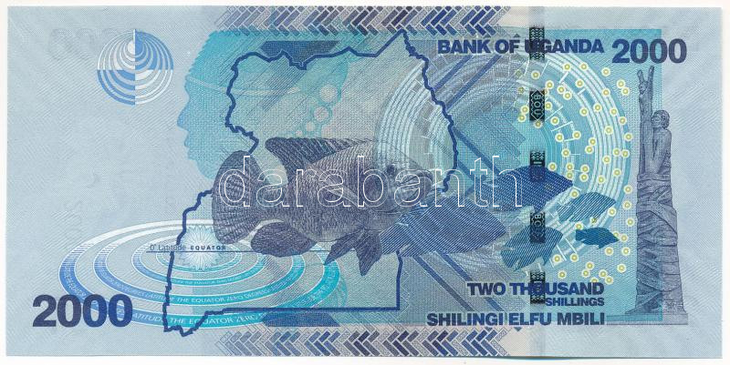 Uganda 2021. 2000Sh T:I Uganda 2021. 2000 Shilingi C:UNC Krause P#50 - Image 2