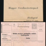 cca 1910 Siófoki Országos Gazdagyűlés meghívó, befizetési csekk, boríték - Image 2