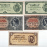 1946. 10.000MP (2x) + 1.000.000MP + 100.000.000MP (2x) T:II-III