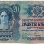 1913. 20K felülbélyegzés nélkül 'II. kiadás' T:III Adamo K17 - Image 2