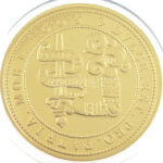 DN 'Magyarok Kincstára - Bocskai István 10 dukát, 1605' aranyozott rézötvözet utánveret kapszulában (46mm) T:PP