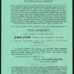 1883 Állami sorsjáték hirdetménye 4 p