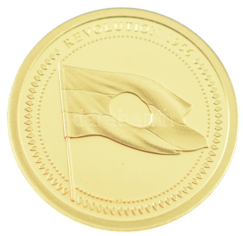 Szamoa 2016. 1$ Au '1956-os forradalom' kapszulában (0,5g/0,999) T:PP Samoa 2016. 1 Dollar 'Revolution 1956' (0,5g/0,999) in capsule C:PP